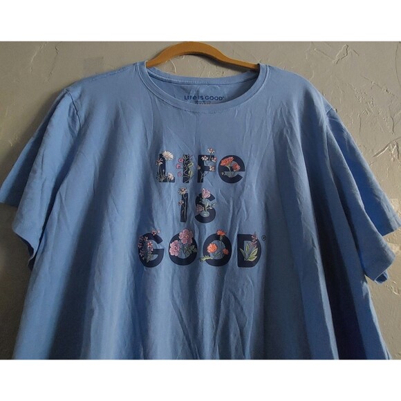 Life Is Good  Tops  Shirts Women's XXXL,23 Inch Of Armp To Armp,Cotton - Picture 4 of 8